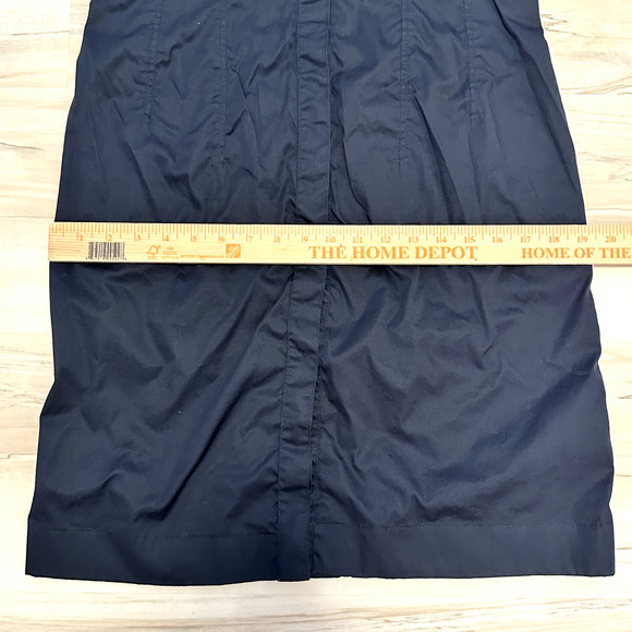 Paul & Shark Yachting Compact Stretch Women 42 6 8 USDress Button Front Navy - Picture 9 of 10